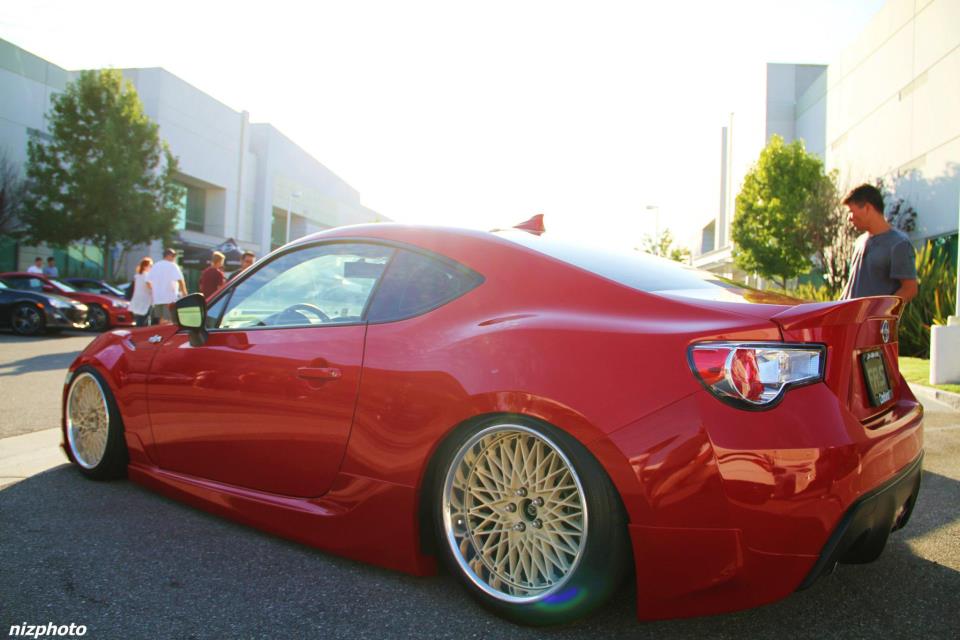Clean Scion FRS on SSR Full Reverse Mesh from the More Japan Garage Sale